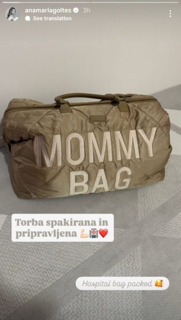 Skrivnost razkrita? Objava Anamarie Goltes namiguje na datum rojstva (FOTO)