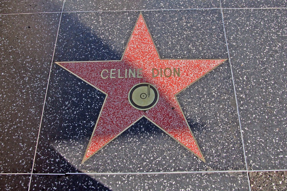 Celine Dion - Zvezda na pločniku slavnih