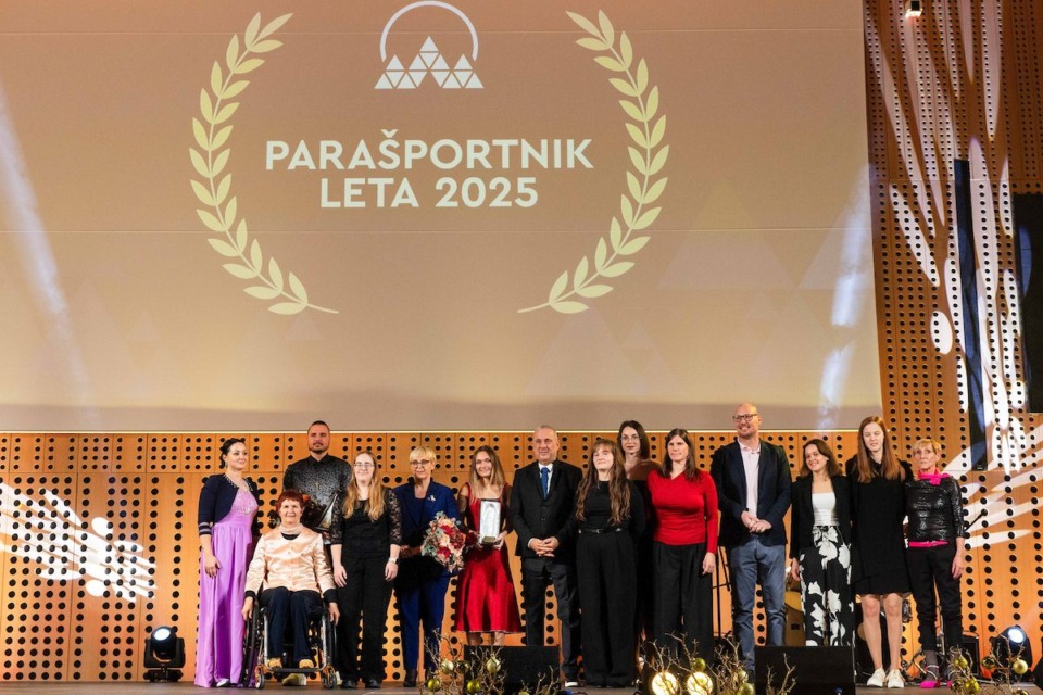 To pa je bil praznik športa! Nagradili najboljše parašpotnike - se spomnite Leje in Marina?