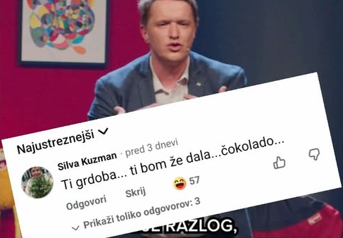 Znani slovenski komik se je pošalil na račun babic – mama mu ni ostala dolžna (FOTO in VIDEO)