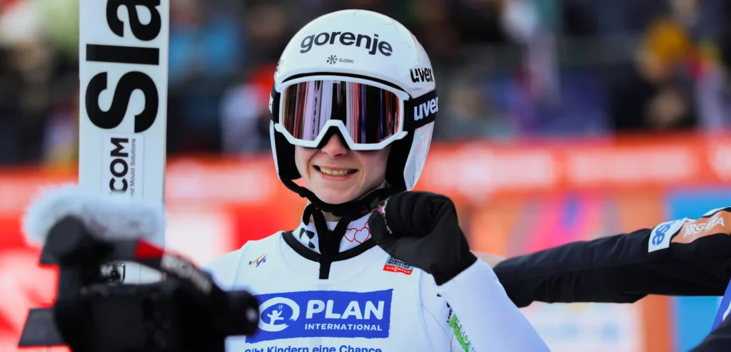 Nika Prevc je s silvestrsko zmago v Garmisch-Partenkirchnu še utrdila status ene najboljših skakalk sezone.