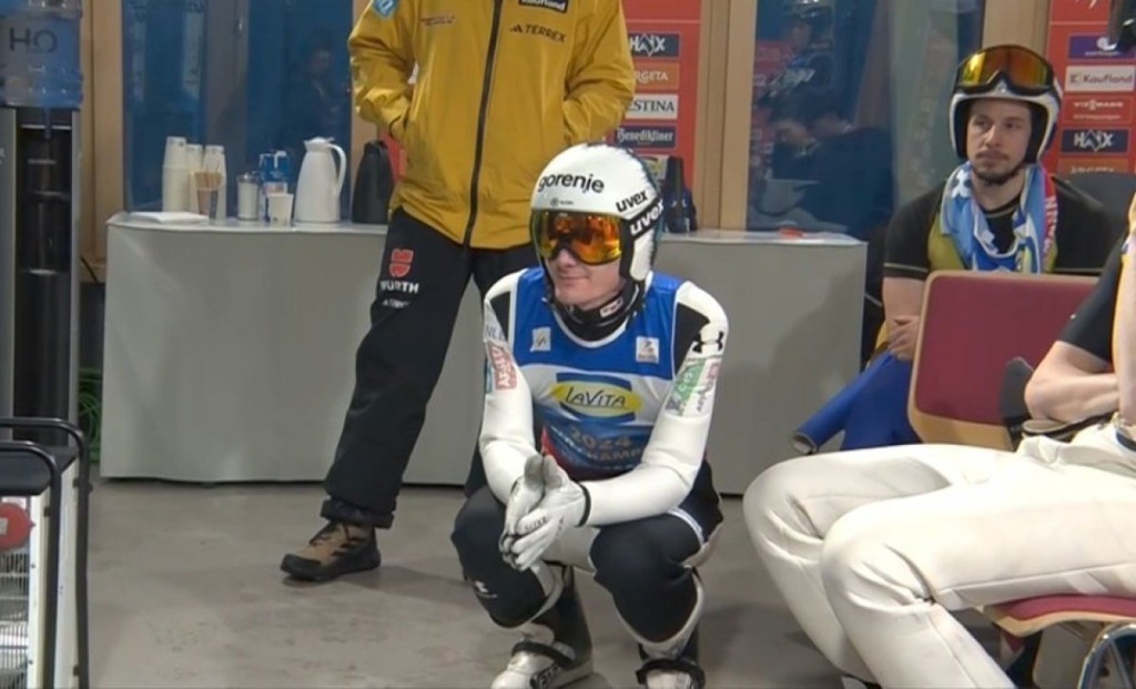 Domen Prevc. FOTO: RTV Slovenija/printscreen