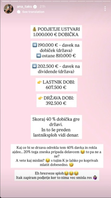 Znani Slovenki je vsega dovolj in zapira podjetje: »Ko na koncu vse sešteješ, ugotoviš, da ne delaš več zase. In v takem sistemu zame to nima več smisla.« (FOTO)