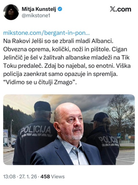 Zmagu Jelinčiču resno grozijo s smrtjo: pojavil se je zapis »Vidimo se v čitulji« (FOTO)