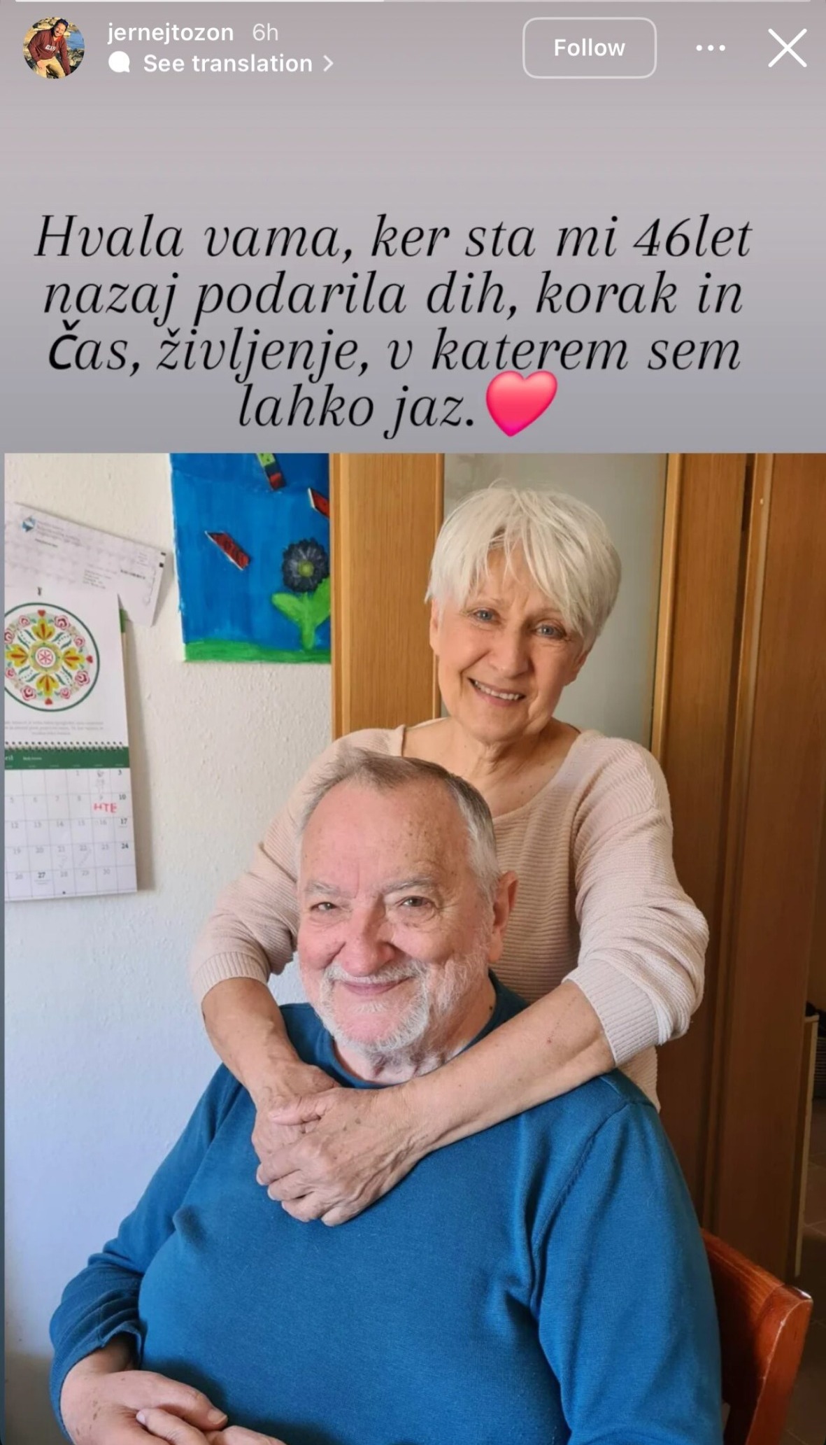 Ob rojstnem dnevu ganil javnost, pevec skupine Čuki pokazal svoje mladostne starše (FOTO)