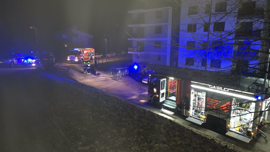 Nočna intervencija; vir: Facebook/ PGD Sevnica