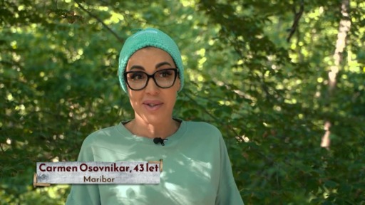 Carmen Osovnikar, 43-letna samostojna podjetnica iz Maribora, se je odločila sodelovati v šovu Kmetija, da dokaže, da je kos življenju na kmetiji. FOTO: POP TV