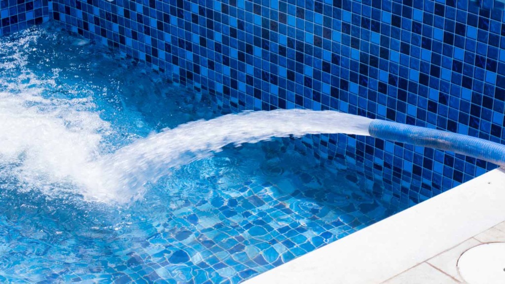 Vrtina je posebej uporabna pri večji porabi vode, kot je polnjenje bazena