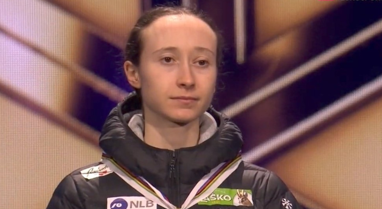 Najvišji znesek po igrah Milano-Cortina bo prejela Nika Prevc. FOTO: printscreen