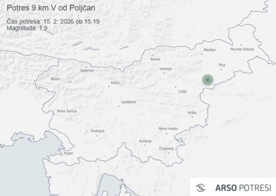 V popoldanskih urah v razmaku le nekaj minut potresa kar dvakrat preplašila prebivalce vzhodne Slovenije! Tukaj sta bili žarišči – ste čutili tudi vi? (FOTO)