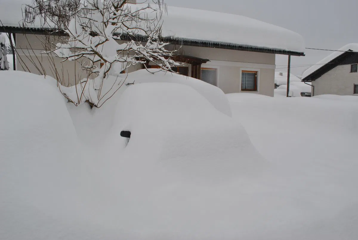 Se spomnite? Pred 13 leti smo imeli ponekod več kot meter snega (FOTO)