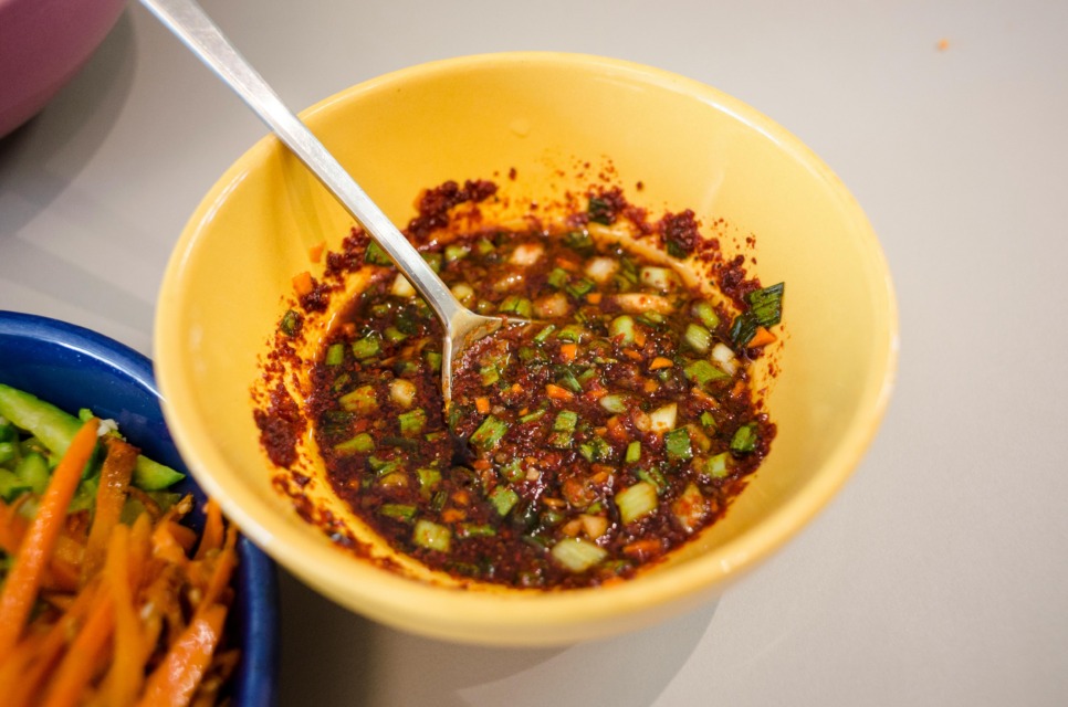 Omaka v kateri je zelenjava