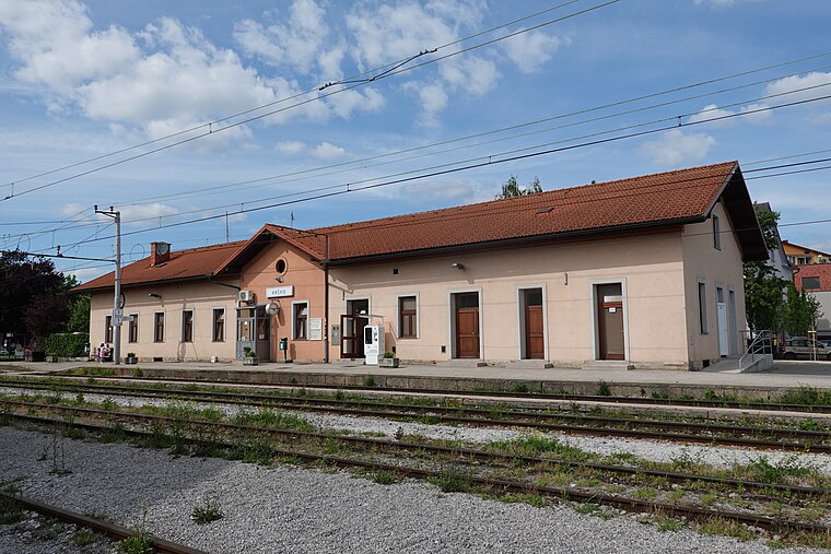 Železniška postaja Krško; vir: Slovenske železnice