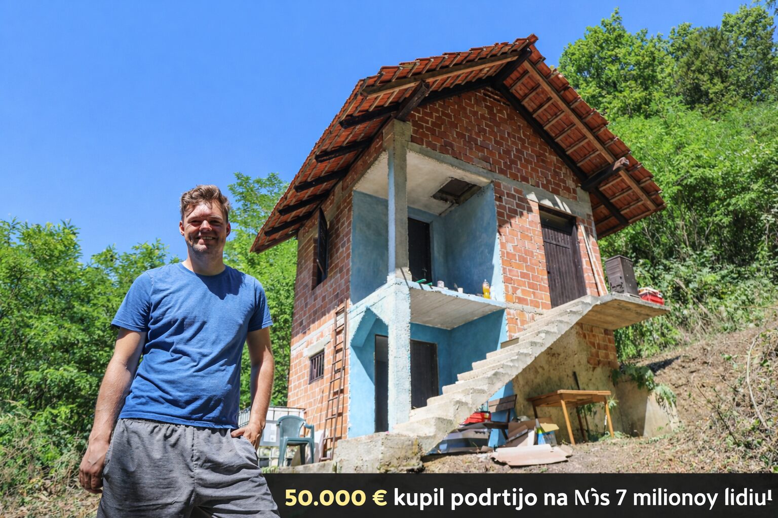 Za 5.000 € kupil podrtijo na Balkanu – danes ga zaradi tega spremlja 7 milijonov ljudi