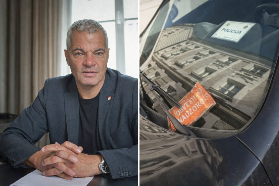 Prizor, ki buri Slovenijo: Medtem ko so kriminalisti v Mariboru odpeljali župana, so jim mestni redarji napisali kazni zaradi nepravilnega parkiranja (FOTO)