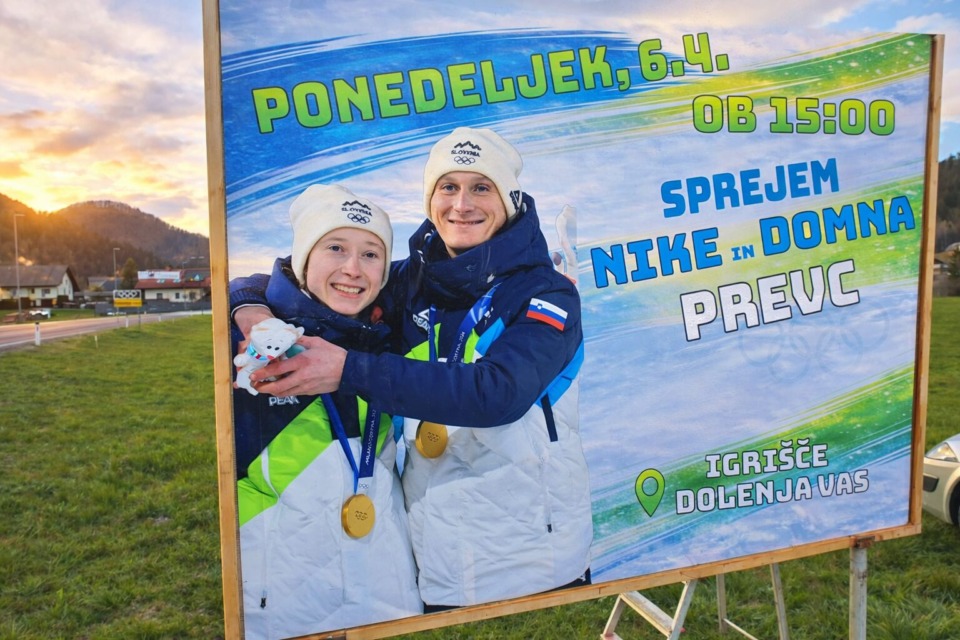 Vredno občudovanja! Poglejte, kako se bodo v Dolenji vasi poklonili Niki in Domnu Prevcu (FOTO)