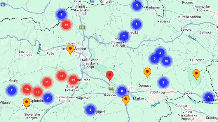 Brez elektrike in signala tudi do jutri? Veter ohromil omrežje, na terenu izredne razmere - javila sta se Elektro Maribor in A1