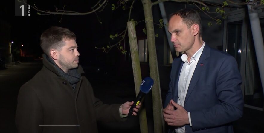 Anže Logar za TV Slovenijo o tem, ali bi šel raje v Golobovo ali Janševo vlado