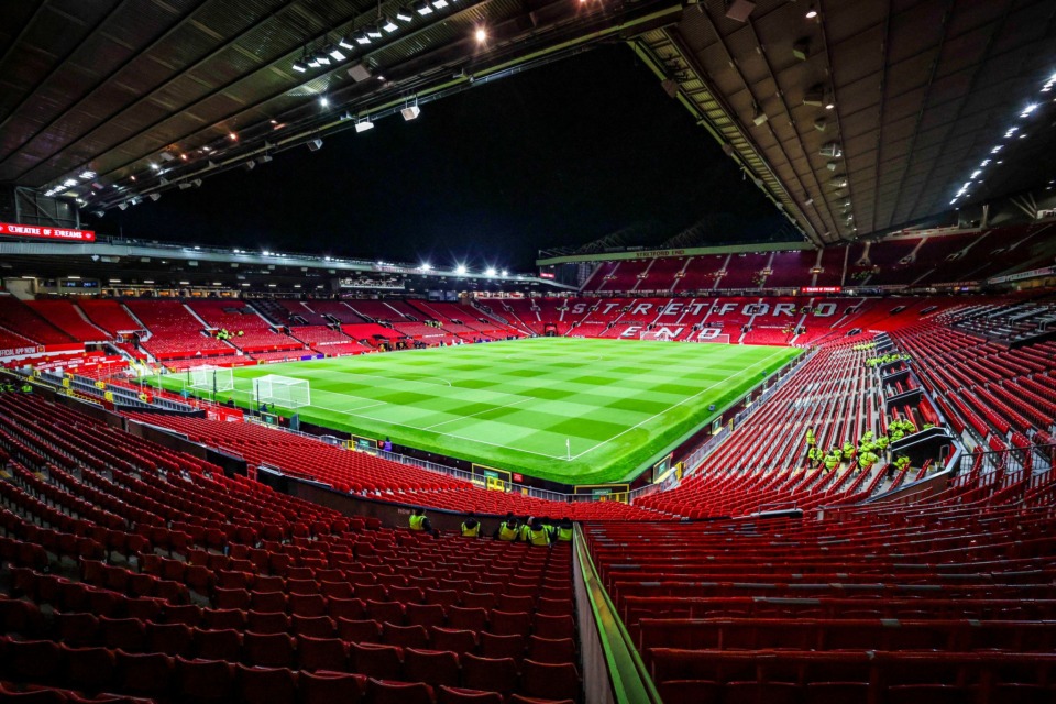 Stadion Old Trafford, kjer igra ekipa Mnachester United