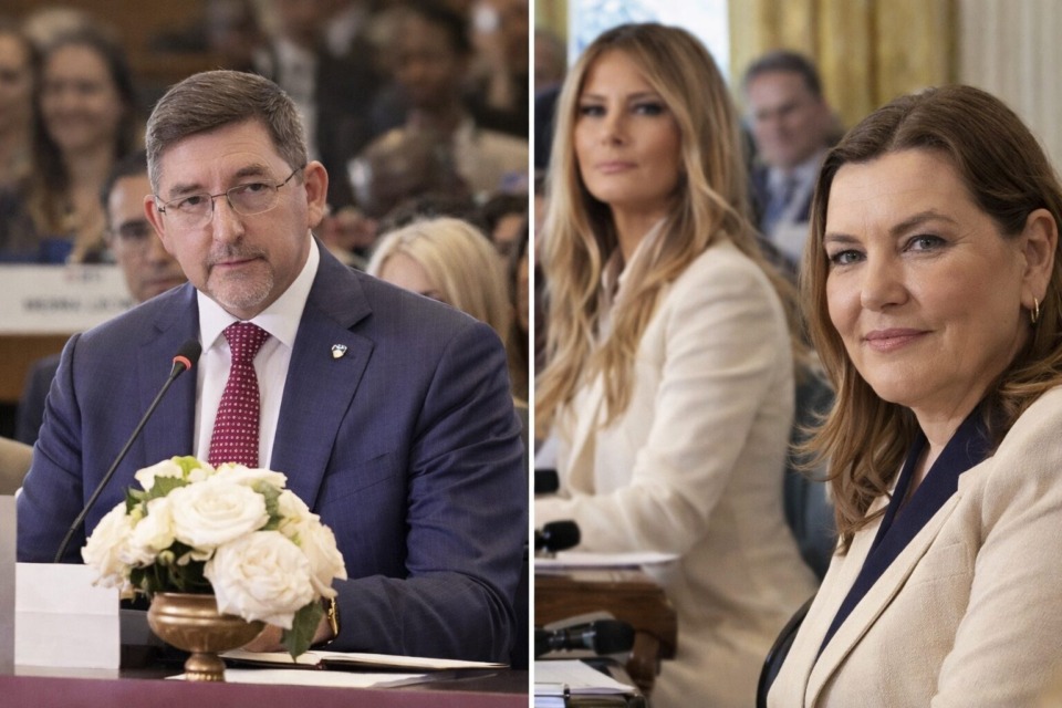 Melania Trump v Beli hiši gostila soproga predsednice Slovenije, odziv Urške Bačovnik Janša odmeva