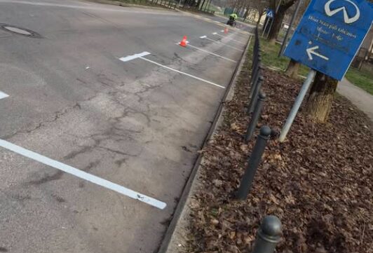 Nova parkirišča v Štepanjskem naselju; vir: Facebook