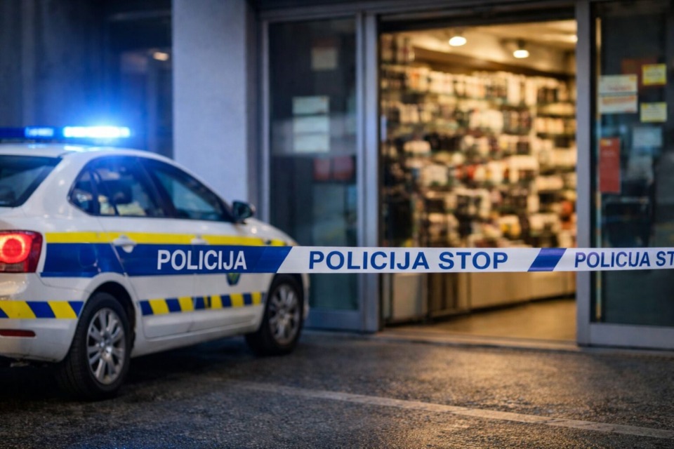 Včeraj 32-letnik v Ljubljani z nožem grozil zaposlenim in pobegnil – tu so prve informacije