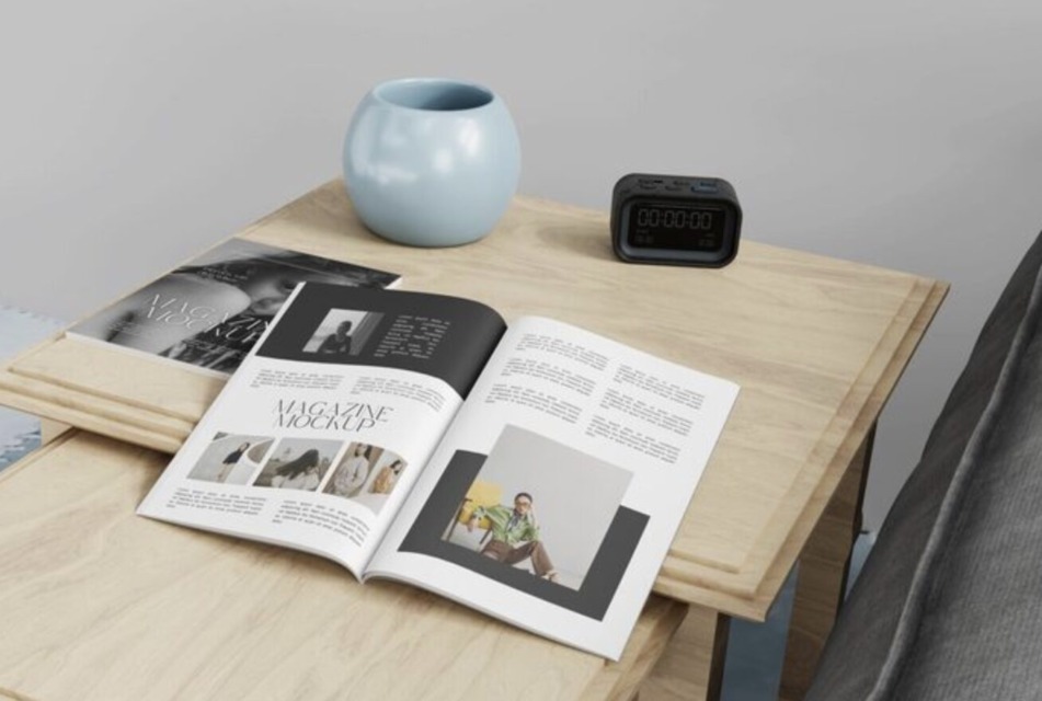 Tisk katalogov, personaliziran katalog na mizi