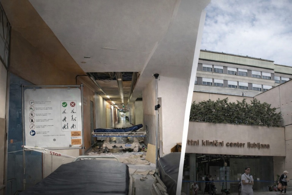Takole je v UKC Ljubljana: voda po hodnikih, ščurki in kirurški posegi pod prašnimi cevmi? (FOTO in VIDEO)