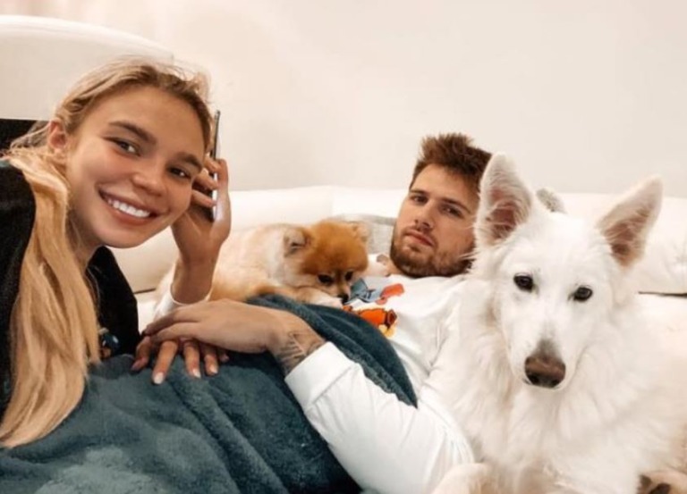 Luka Doncic in Anamaria. FOTO: Instagram