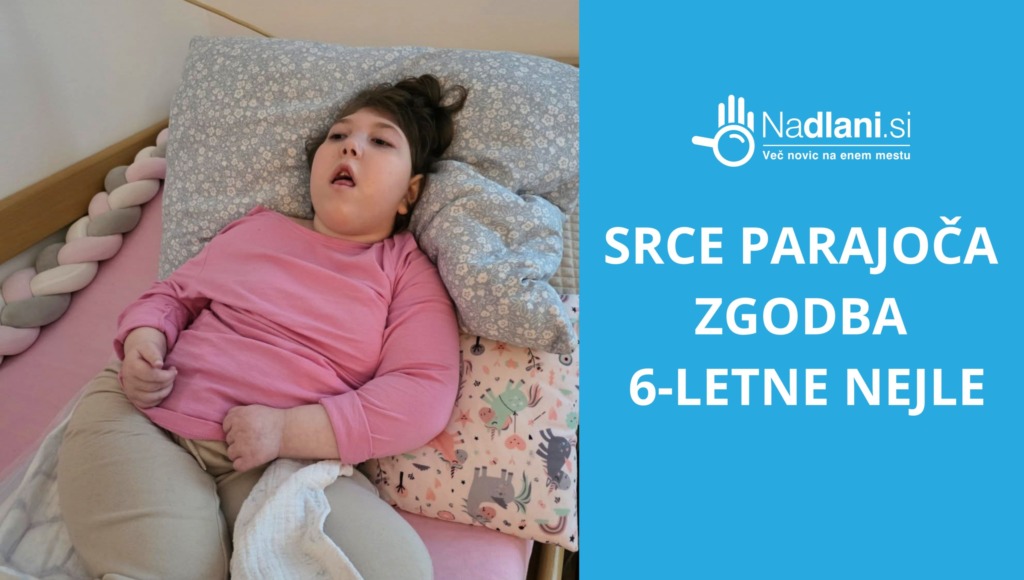 Srce parajoča zgodba 6-letne Nejle: ne vidi, ne sliši, ne hodi – zdaj nujno potrebuje pomoč