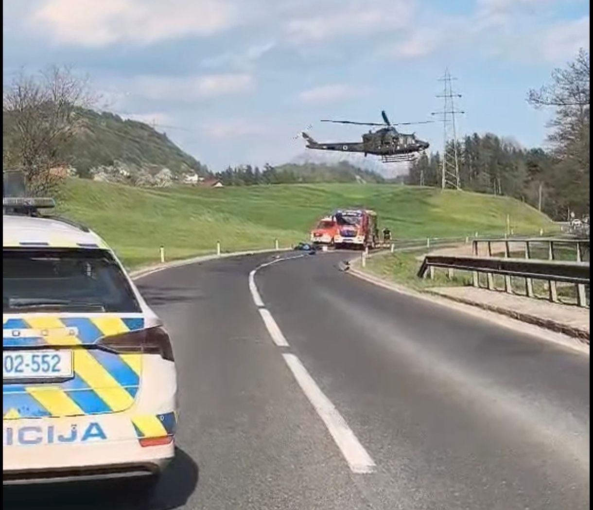 Na kraju nesreče. FOTO: Naše Velenje/Facebook