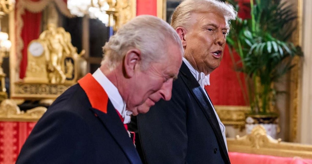 Karel III v Washingtonu stavil na zavezništvo: med Trumpom in kongresom iskal skupni jezik