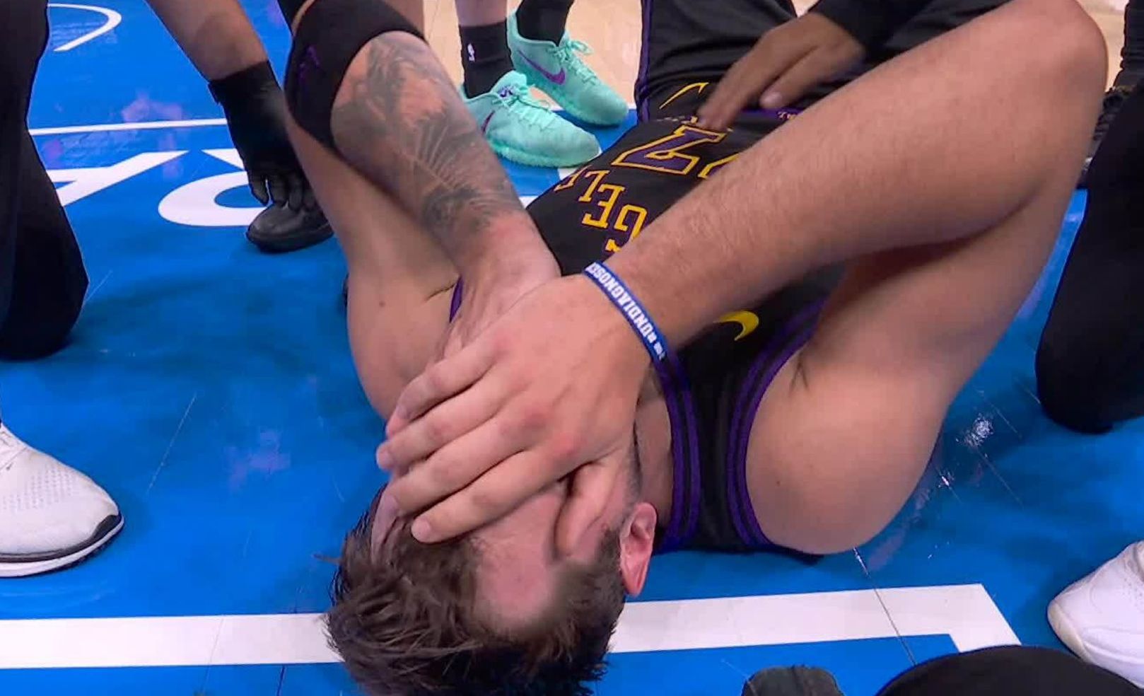 Po neuradnih informacijah naj bi se Luka v igro vrnil že na drugi tekmi; vir: NBA.com