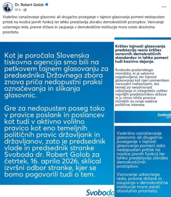 Je zgodba glede označenih glasovnic za predsednika DZ končana? Pravnik Rajko Pirnat jasen: tajnost glasovanja ni bila kršena (FOTO)
