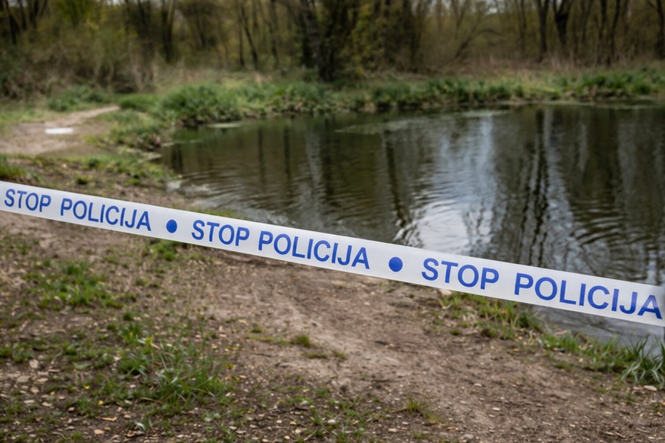 Brutalen napad pri Grosuplju, osumljenca oškodovanca napadla, poškodovala in ga porinila v ribnik