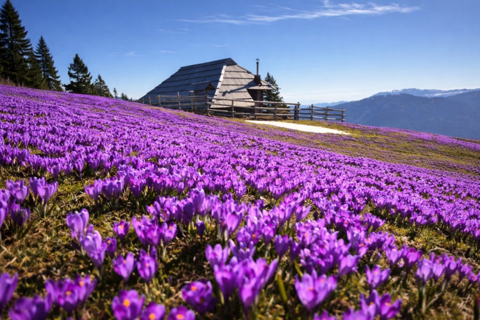 Poglejte, kako cveti Velika planina – bralka razkriva čudovite prizore (FOTO)