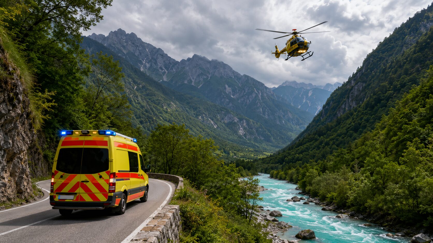 Nezavestna oseba pri izviru Soče, helikopter pa po planinca? Ostri zapis: »Nekomu se morda izteka življenje« (FOTO)
