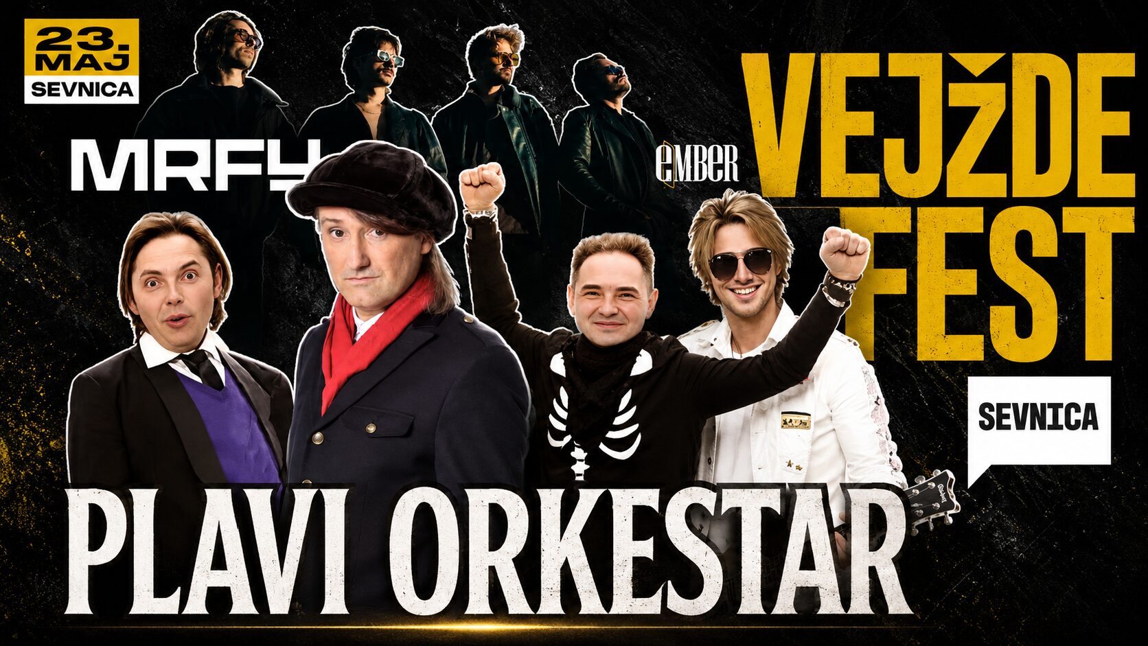 Podarjamo brezplačne vstopnice: na Vejžde Fest v Sevnico prihaja legendarni Plavi Orkestar