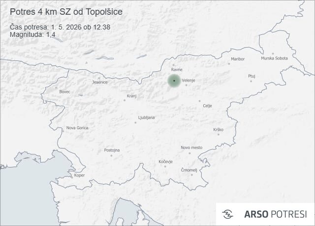 Ste začutili tresenje? Slovenija je bila včeraj tarča kar treh zaporednih potresov (razkrivamo lokacijo)