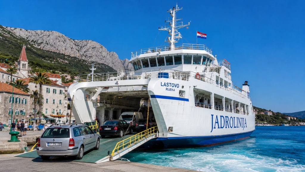 To trajektno linijo na Hvar poznajo le redki, Slovencem pa lahko prihrani precej časa