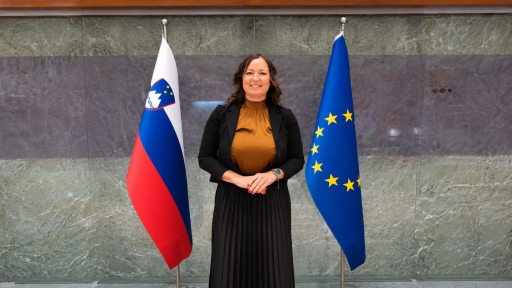 Maruša Babnik v državnem zboru.