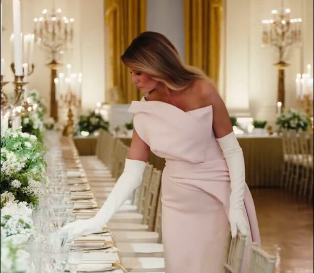Melania Trump razkrila razkošen (in drzen) jedilnik,