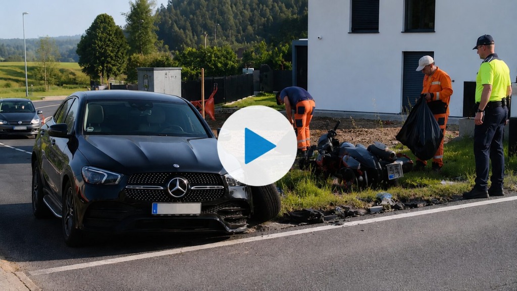 Mimoidoči posnel posledice hude nesreče pri Logatcu (video)