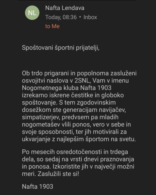 To je najlepša slovenska nogometna čestitka