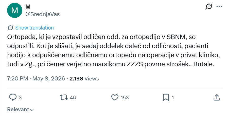 »Pacienti hodijo za njim v privat kliniko, tudi v Zagreb«: po odhodu dr. Kavčiča završalo nad novomeško bolnišnico (FOTO)