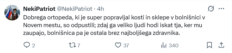 FOTO: Omrežje X