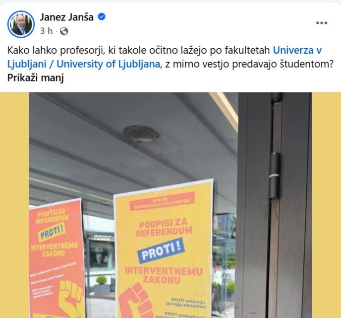  Zajem slike/Facebook