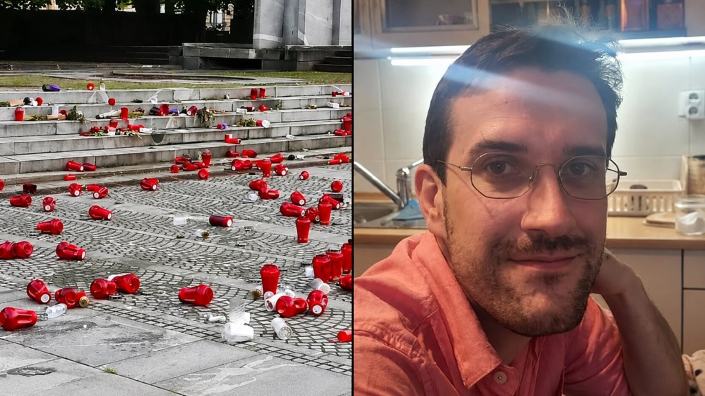 Se je vandal razmetanih sveč razkril kar sam? Objava na Facebooku sprožila burne odzive
