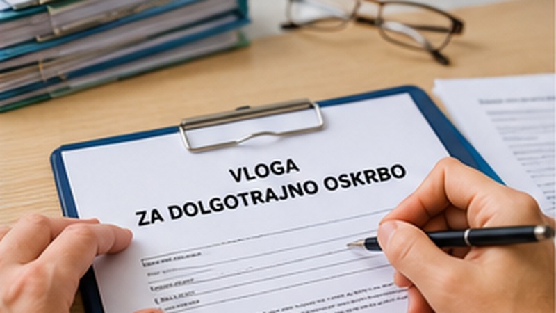 Vloga za dolgotrajno oskrbo in dokumentacija za uveljavljanje pravic