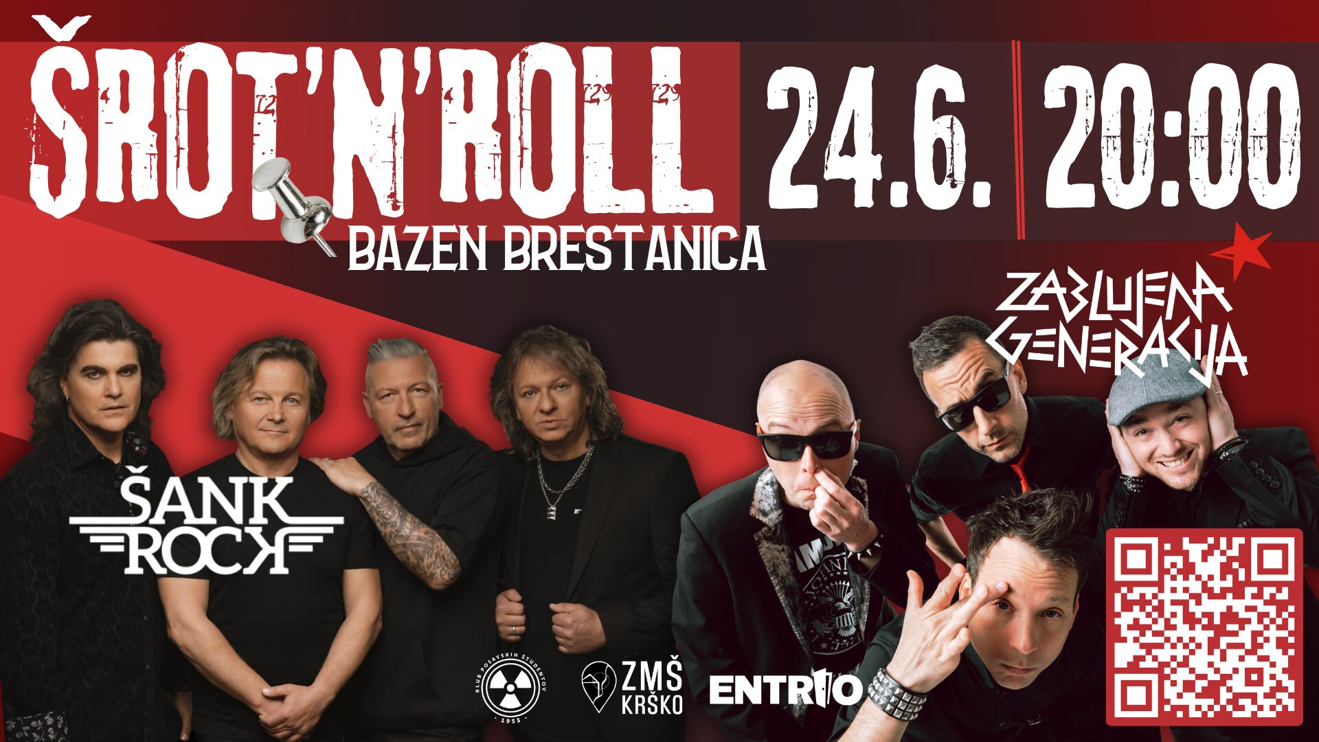 Vabljeni na ŠROT'n'ROLL - rock večer leta